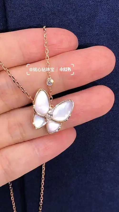 铭心钻珠宝: 梵克雅宝蝴蝶项链_梵克雅宝怎么样_项链_时尚_配饰_首饰