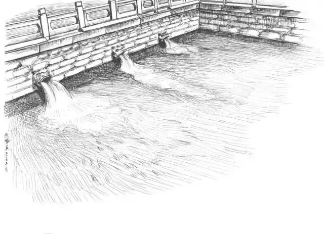 济南美女用钢笔画出了童年记忆