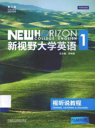 新视野大学英语(第3版)视听说教程1234全套打包