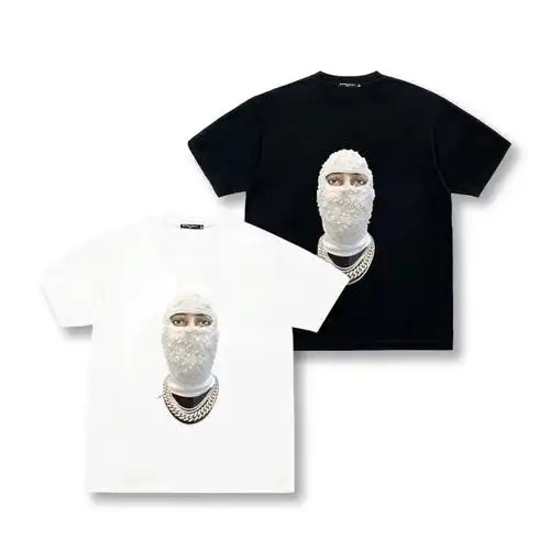 npc 潮牌npcihnomuhnit李晨nic同款胶印短袖t恤男女同款220327006