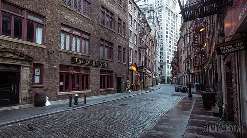 彩色建筑怀旧整洁特色大楼街道风景城市建筑设计街景背景图片免费下载