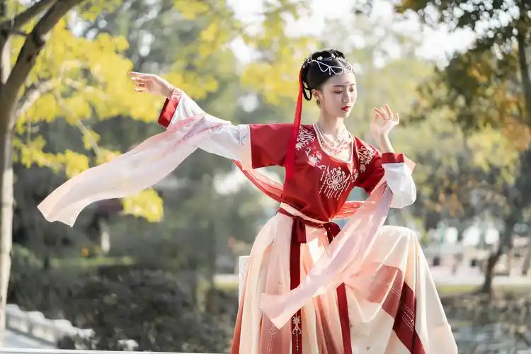 惠州丰诸园汉服 坦领 古风汉服