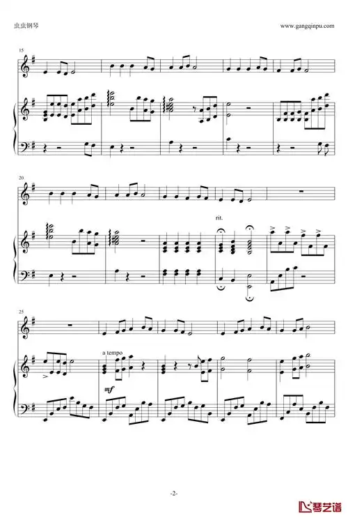 龙的传人钢琴谱王力宏四声部大合唱