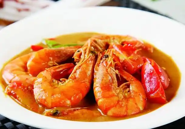 咖喱虾的做法