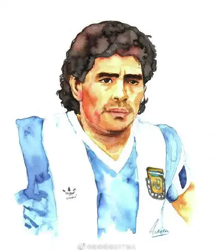 马拉多纳头像壁纸保存迭戈·马拉多纳(. 来自拾柒倪球btt365 - 微博