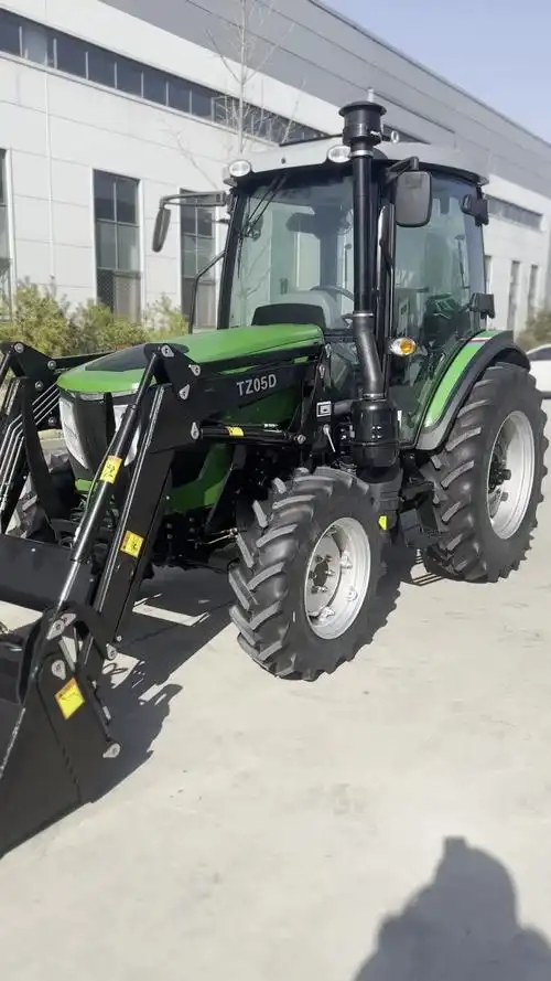 电子标记/coc证书50hp 4x4拖拉机,前端装载机4合1铲斗,适用于欧洲客户