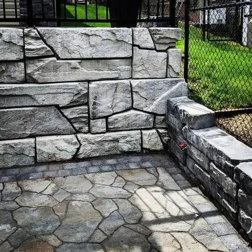 小庭院石材装饰设计——铺石