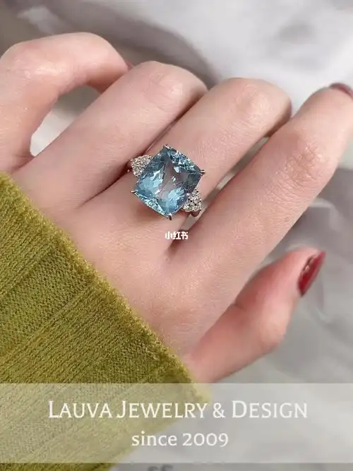 经典款海蓝宝戒