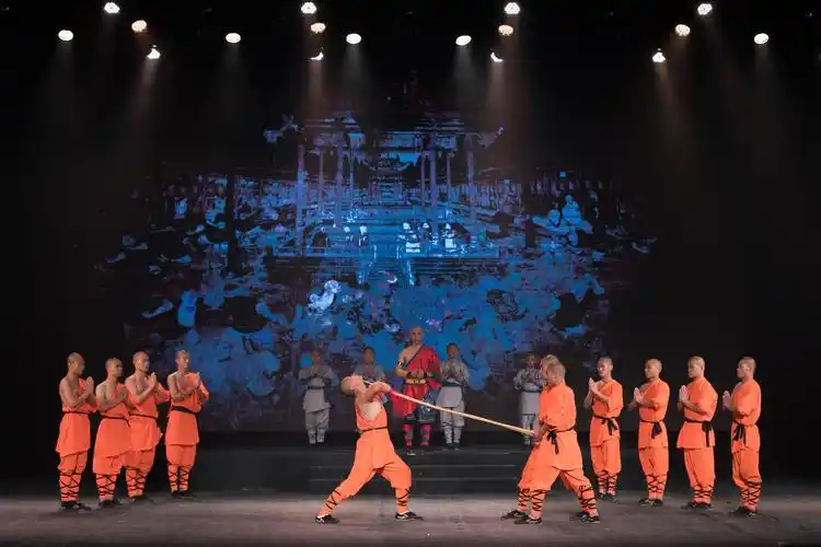 大型沉浸式真功夫擂台剧少林十三棍僧河南登封震撼上演