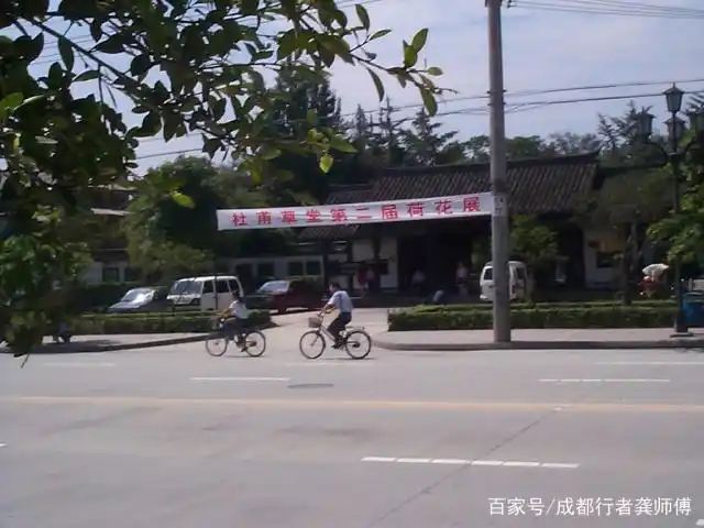 影像记忆:2001年初夏,成都杜甫草堂拍荷花