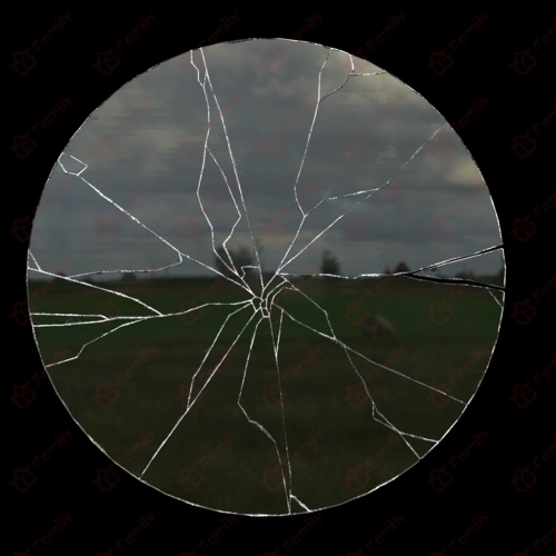 破碎镜子镜子碎片特效碎片