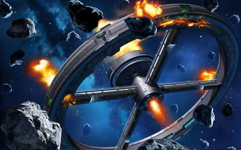 外太空银河系飞船卫星等高科技军事装备图片(19p)