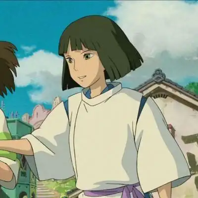 千与千寻情侣头像一对两张宫崎骏情侣头像一对分开