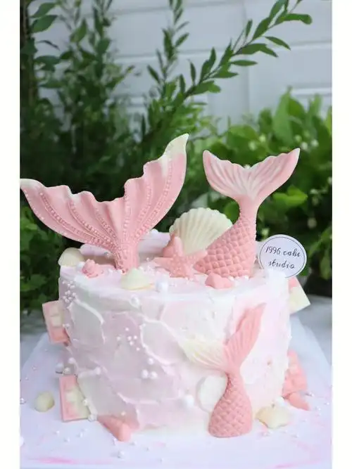 美人鱼生日蛋糕女神小女生女朋友可爱蛋糕