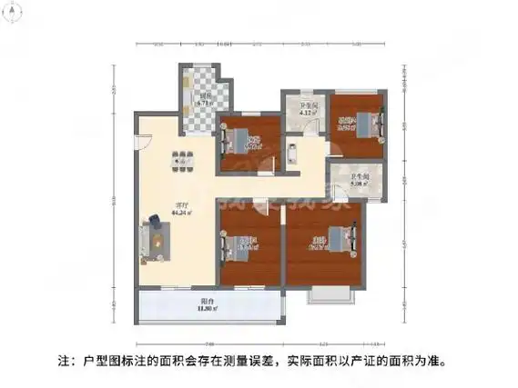 【多图】独墅湖西金悦花园(一期),郭巷租房,整租 郭巷 华润金悦湾 4室