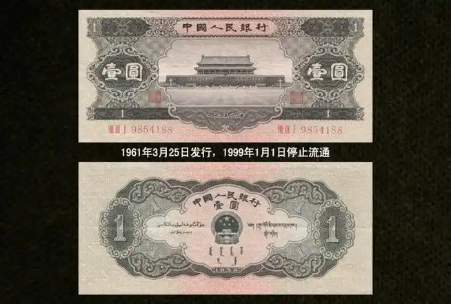 第二套人民币全图