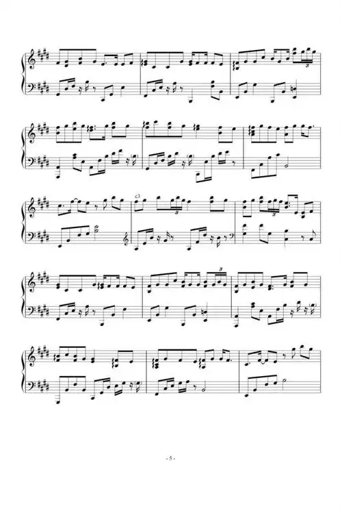 探窗钢琴谱他唱着他乡遇故知一句一步是相思古风热曲