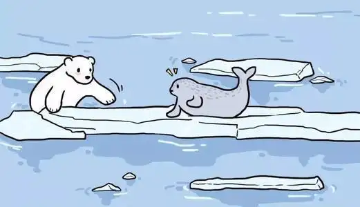 笔画冬天河水结冰简笔画南极冰川融化简笔画冰的简笔画湖面结冰简笔画