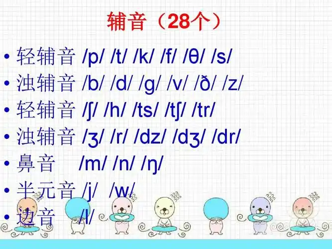 本周英语音标辅音趣味讲解1