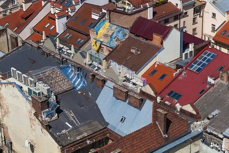 城市风光_俯视_屋顶_图片大全—全景创意图库(quanjing.