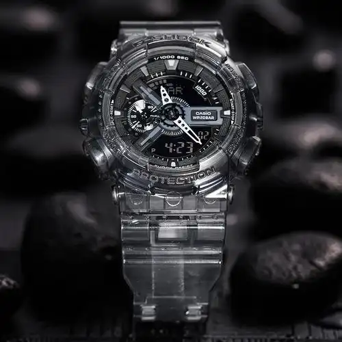 手表卡西欧冰韧二代潮力觉醒gshock半透明运动ga110ske8a日韩腕表