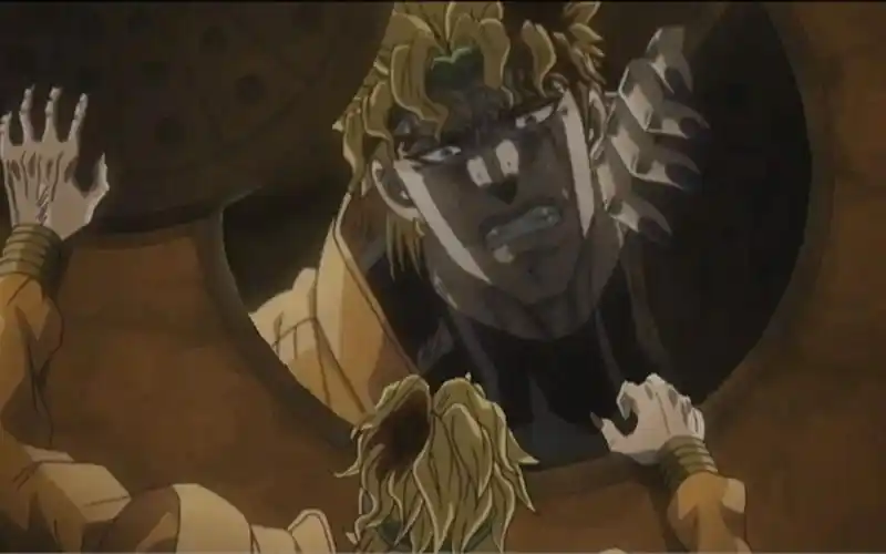 井盖看自己——dio!你这家伙在看着我对吧!