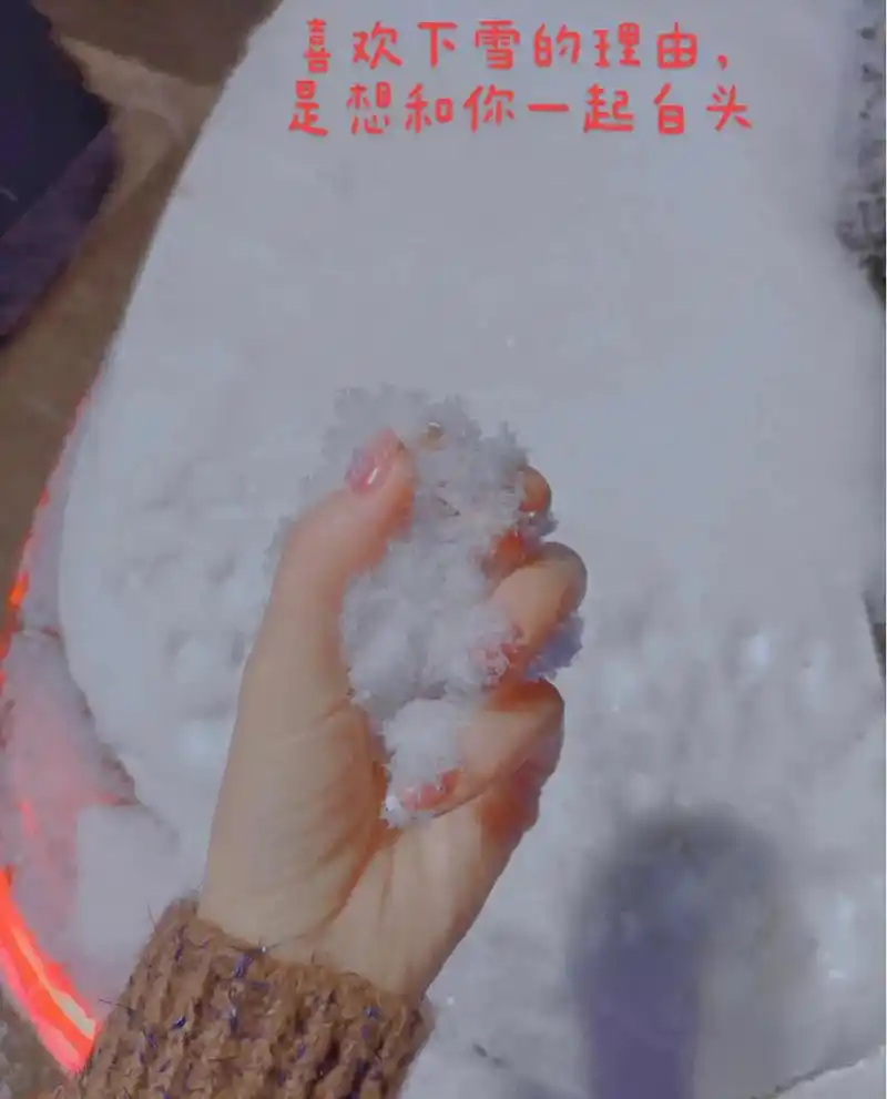 我慢慢听雪落下的声音!事,不能想太多,想多了,心就乱了,人 - 抖音