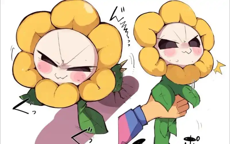 屠杀线末尾的小花战(无药)_哔哩哔哩bilibili_传说之下