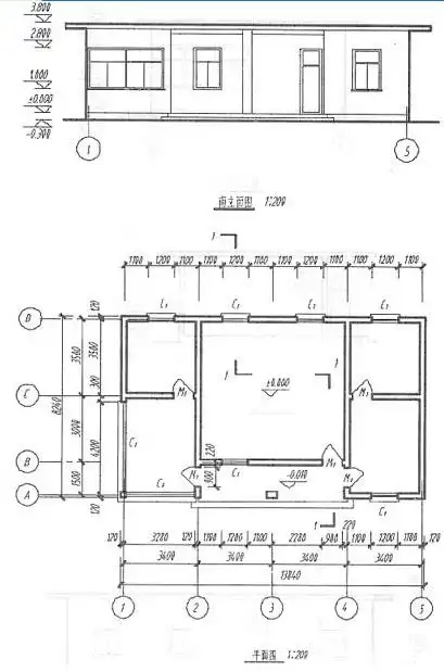 题8-243题8—20,题8—21,标注平面图的尺寸(不注尺寸数值).