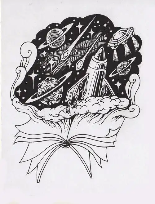 书本联想,表现:能量