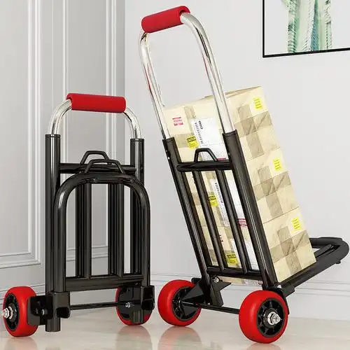 手拉车折叠搬运家用拖车拉货购物买菜手推车神器轻便携行李小拉车