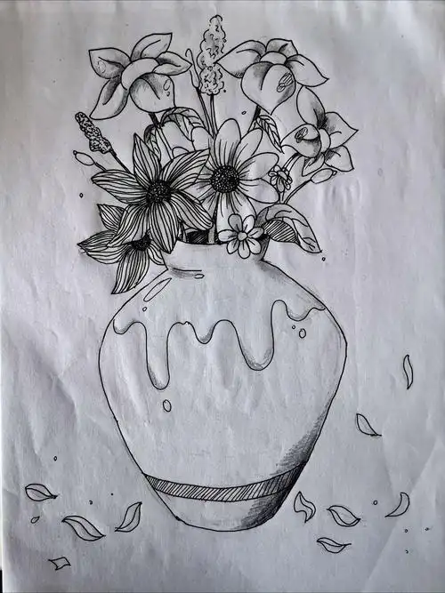 【坡头区一中】《向画家学构图》初一学生美术作业展