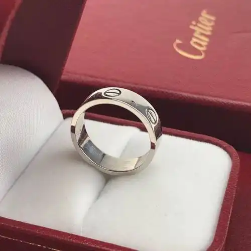 cartier卡地亚750白金戒指_【95新】新_6899元_-心上