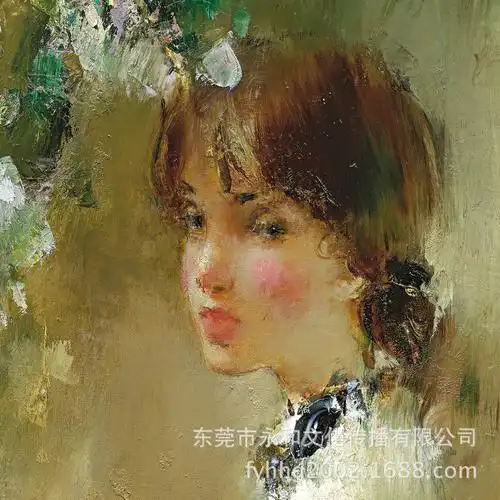 【西方经典人物油画】博物馆级高清复制厂家批发 女孩肖像