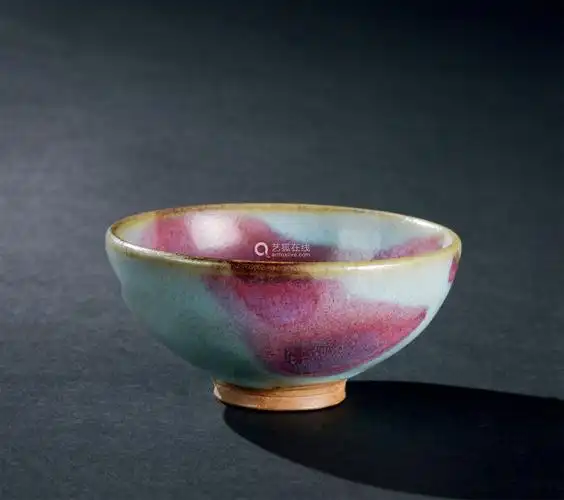 宋代9601279钧窑紫斑小盏