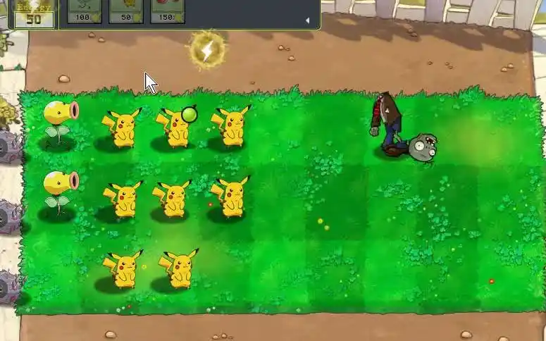 宝可梦大战僵尸我的皮卡丘不会攻击