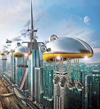 这是2070年之后的世界,幻想的乌托邦.