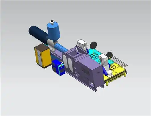 50t卧式注塑机3d模型下载_三维模型_step模型 - 制造云 | 产品模型
