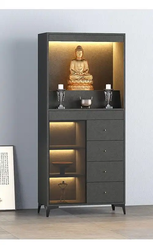 现代简约佛柜家用供台立柜供桌神像柜佛龛财神爷观音关公牌位