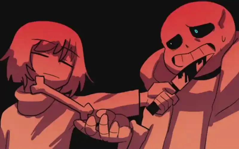 undertale sans vs chara djsmell milkychan 【stronger than you】