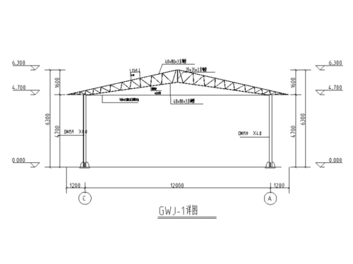 分享蔬菜温棚设计图纸资料下载