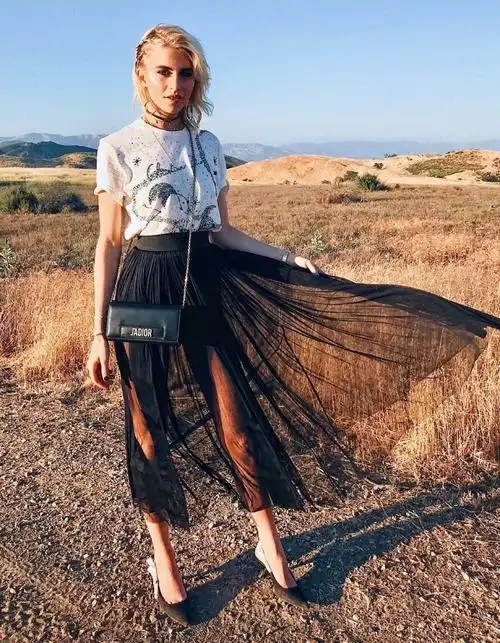 西班牙时尚博主caroline daur 街拍 时尚搭配 欧美风