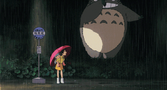 下雨雨伞跳高摇晃gif动图_动态图_表情包下载_soogif