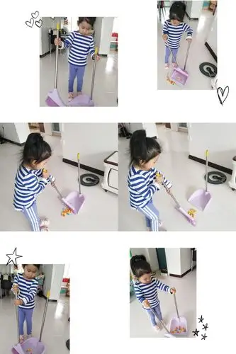 昌邑区实验幼儿园小三班"我是自理小能手"—《扫地》