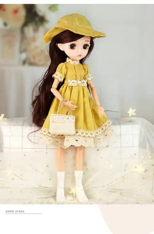 吉米兔jimitu30厘米芭比娃娃女孩玩具大套装 换装公主洋娃娃3-6岁儿童