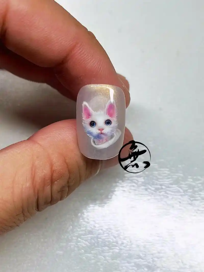 时隔两年再次上uki老师的课程.美甲小动物课程 第一天 @不 - 抖音