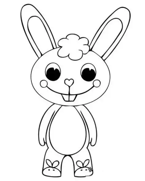 简笔画小白兔 简笔画小白兔的画法最简单