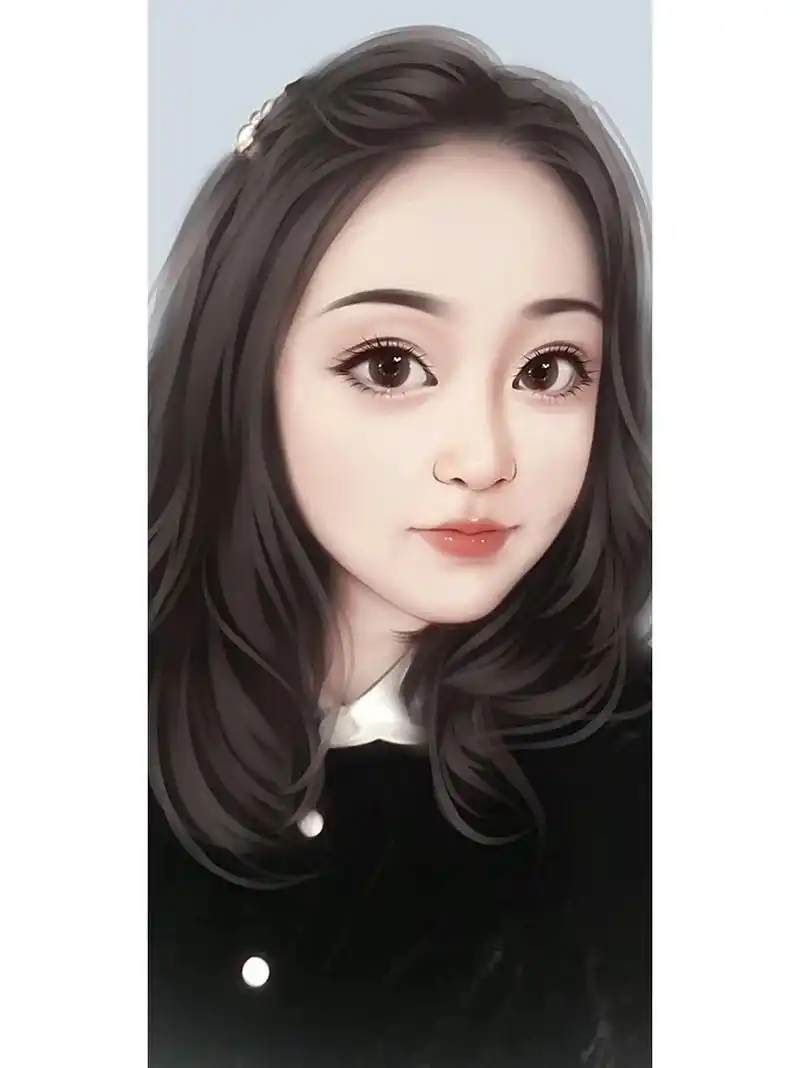 适合三十岁女人用的手绘头像,好看又气质