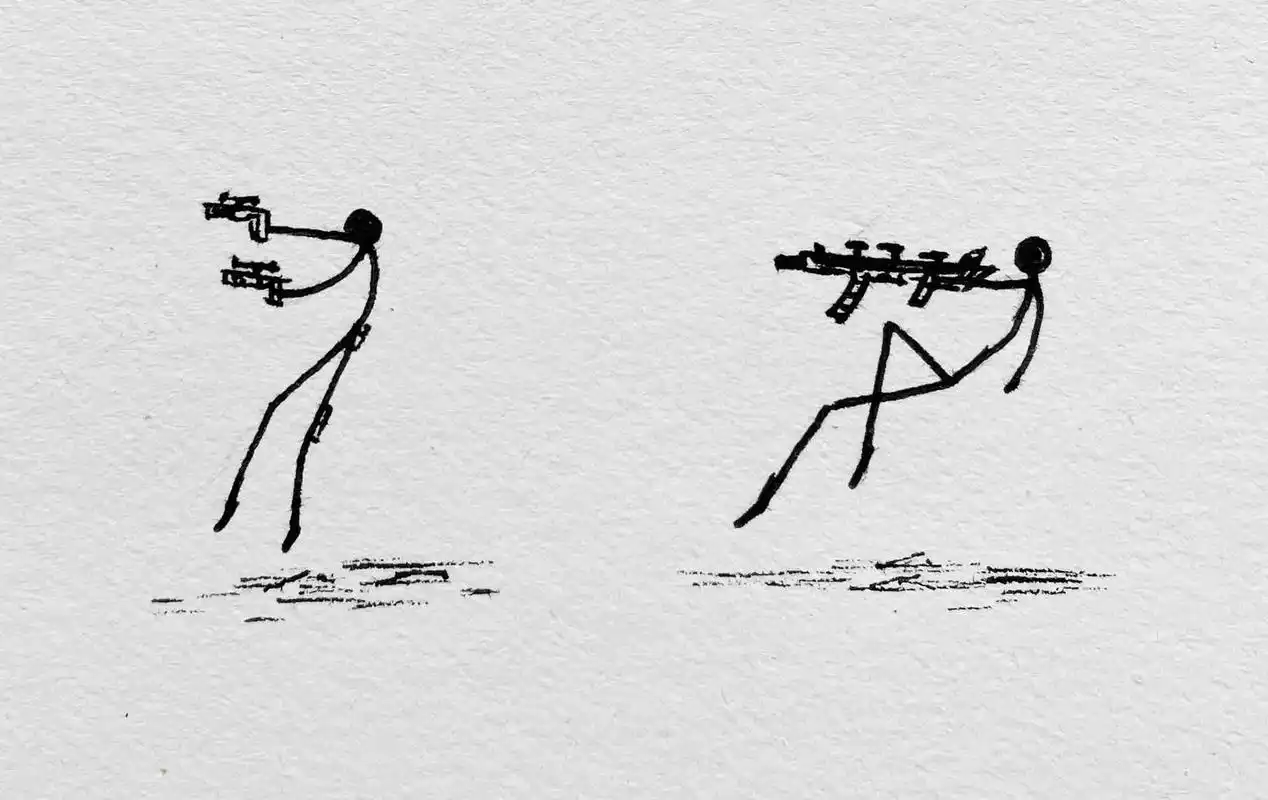 火柴人基础动作教程(枪械)2