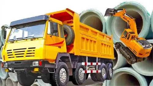 卡车图片 卡车图片大全 它们都是勤劳的工程车